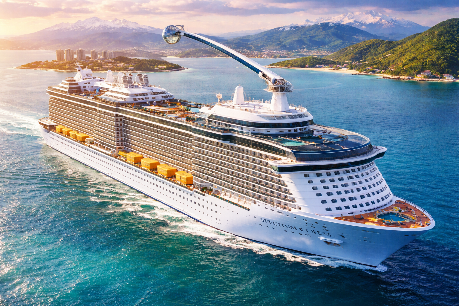 du thuyền Spectrum of the Seas toàn cảnh